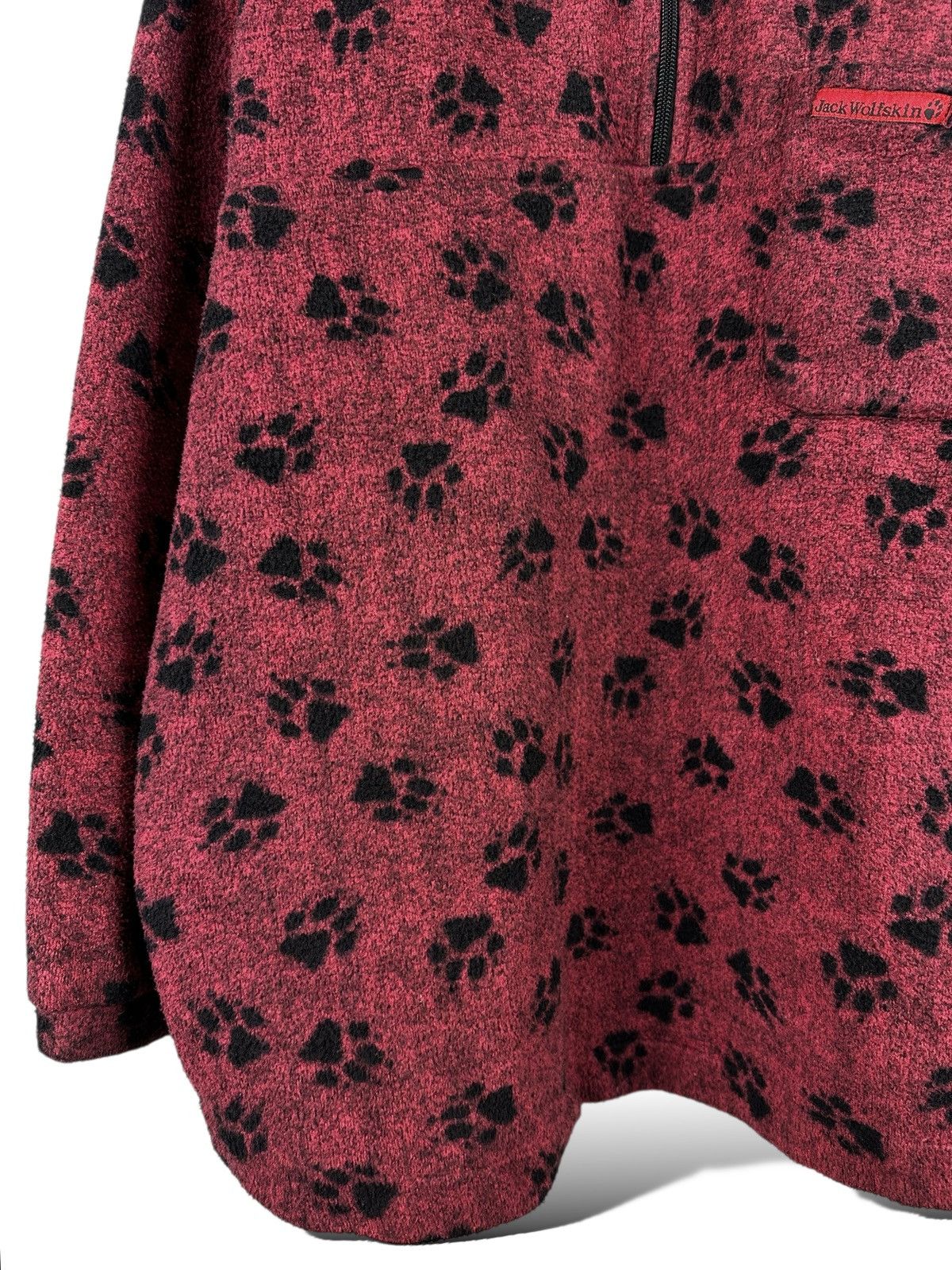 Jack Wolfskin Vintage 90’s Jack Wolfskin All Over Print Fleece Pullover Size US L / EU 52-54 / 3 - 6 Thumbnail