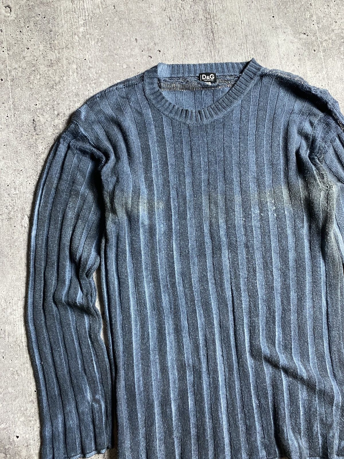 Dolce & Gabbana Vintage Dolce Gabbana Avant Garde Net Sweater Size US XL / EU 56 / 4 - 3 Thumbnail