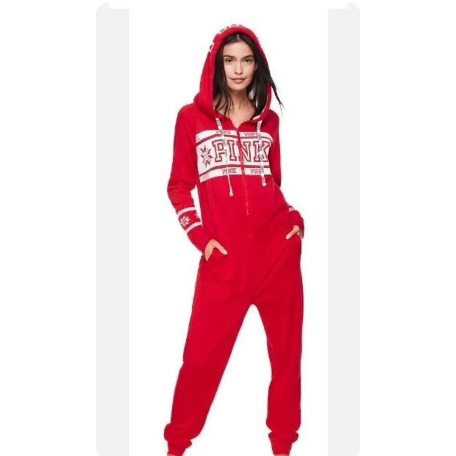 Victoria's Secret Victoria's Secret PINK Sherpa Hoodie Christmas Fair Pajamas Size L / US 10 / IT 46 - 1 Thumbnail