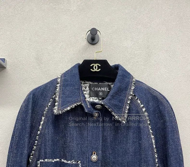 Chanel Chanel Solid colour single-breasted long-sleeved jacket Size XS / US 0-2 / IT 36-38 - 4 Thumbnail