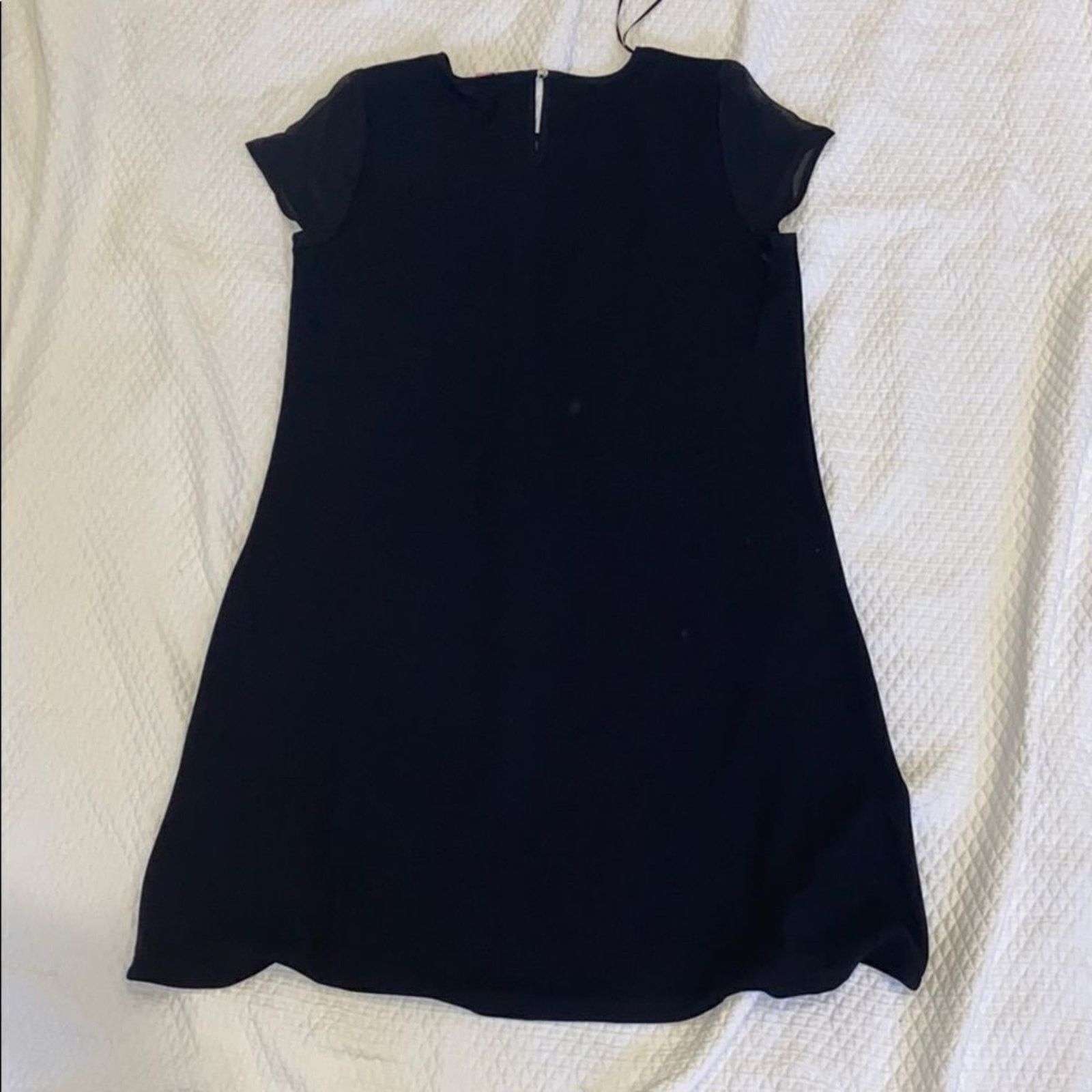 Vince Camuto Vince Camuto Black Mini Shift Dress | Sz PM Size M / US 6-8 / IT 42-44 - 5 Thumbnail