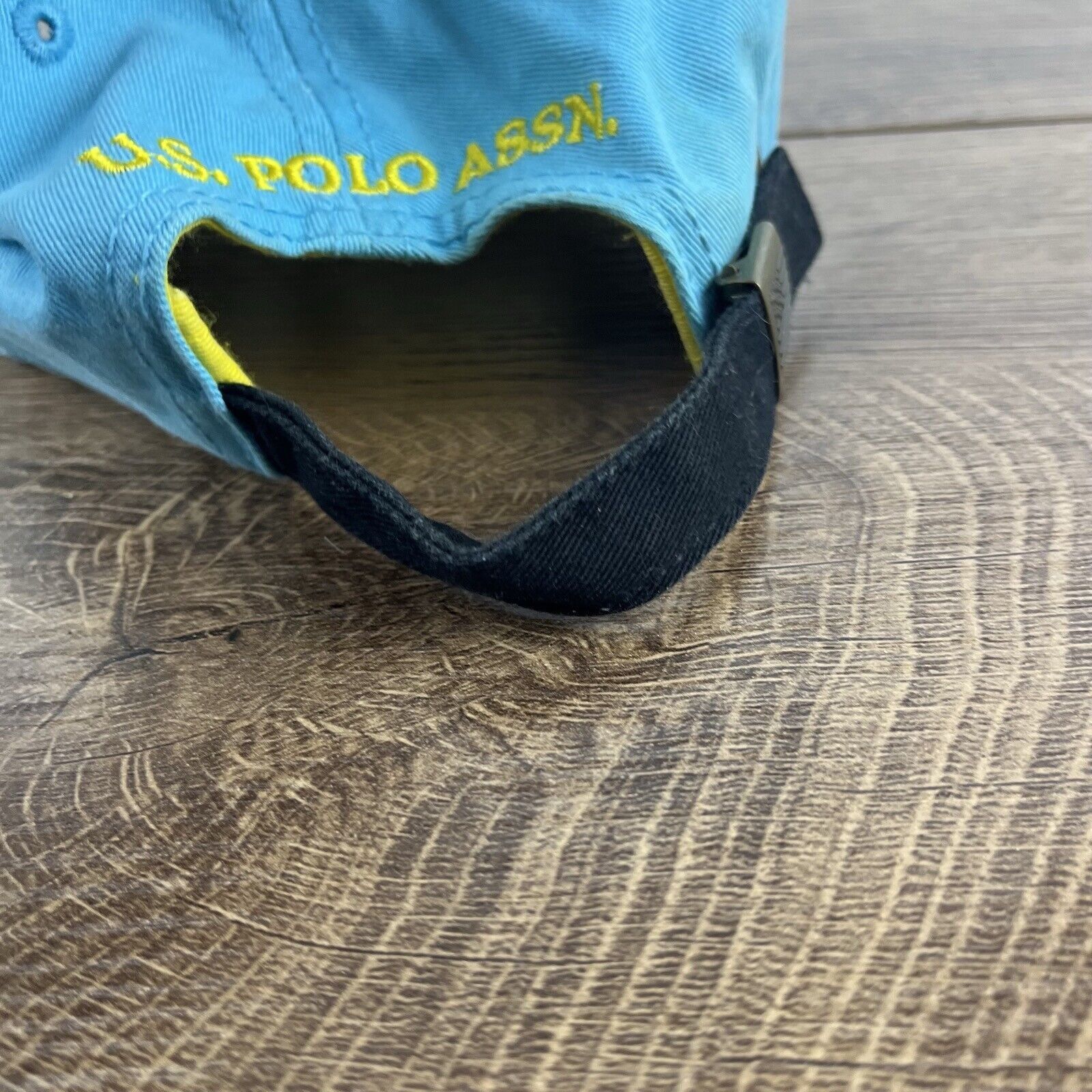 Other US Polo Assn. Hat Yellow Light Blue Adjustable Hat Blue Adul Size ONE SIZE - 12 Thumbnail