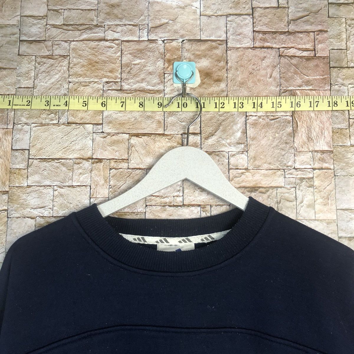 Adidas × Vintage Adidas Dark Blue Sweatshirt #A6 Size US XL / EU 56 / 4 - 4 Thumbnail