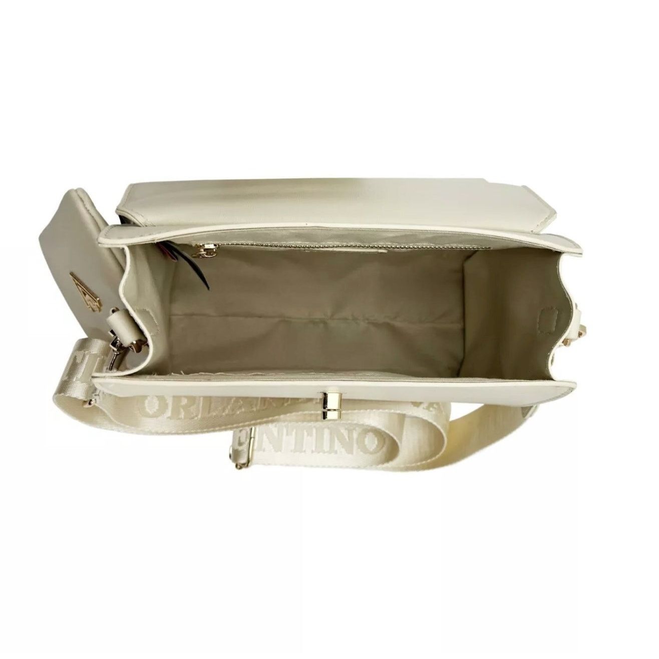 Other Valentino Orlandi Satchel Logo Bag Matching Wallet Beige Size ONE SIZE - 10 Thumbnail