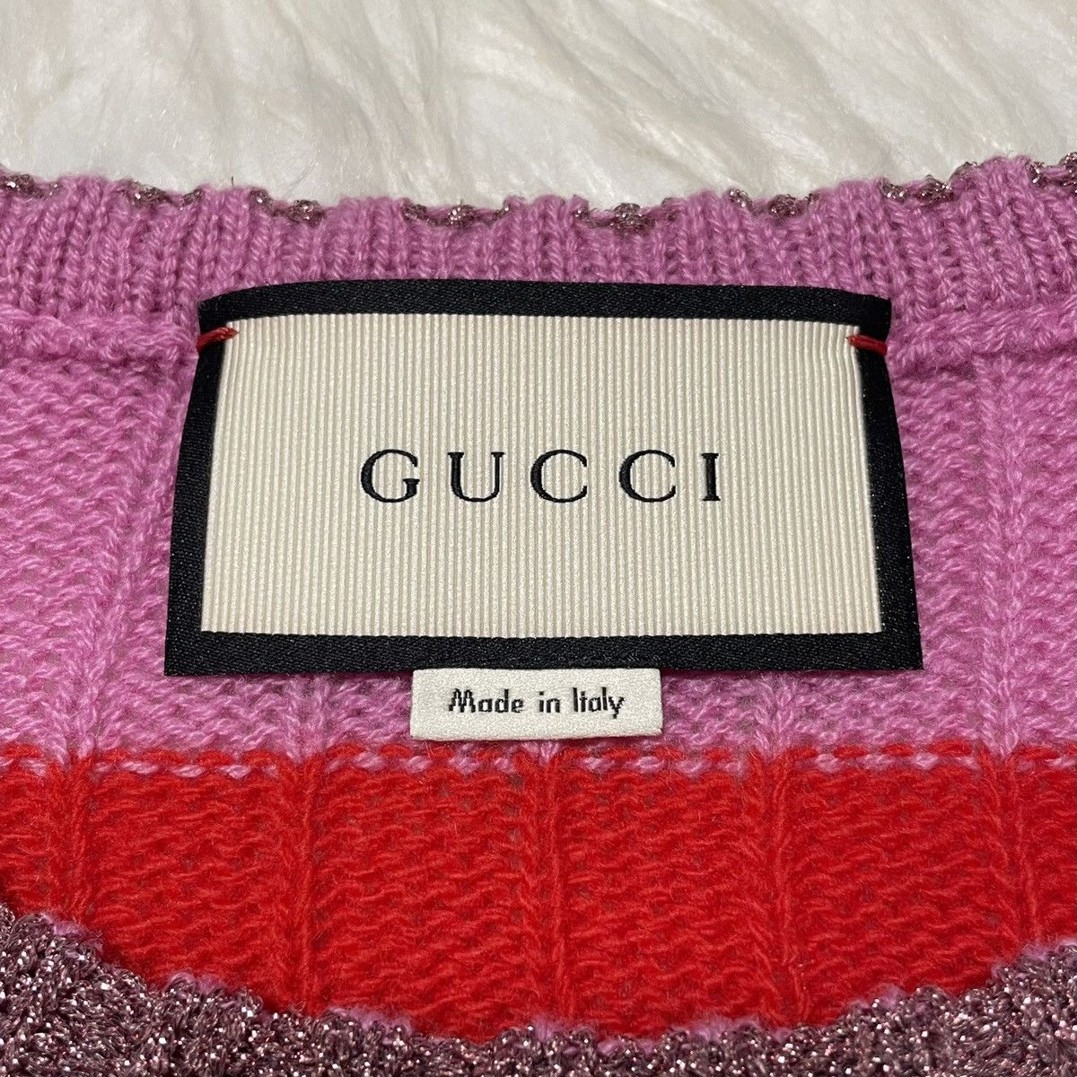 Gucci Authentic Gucci floral striped long-sleeved knit sweater XL Size XL / US 12-14 / IT 48-50 - 2 Thumbnail