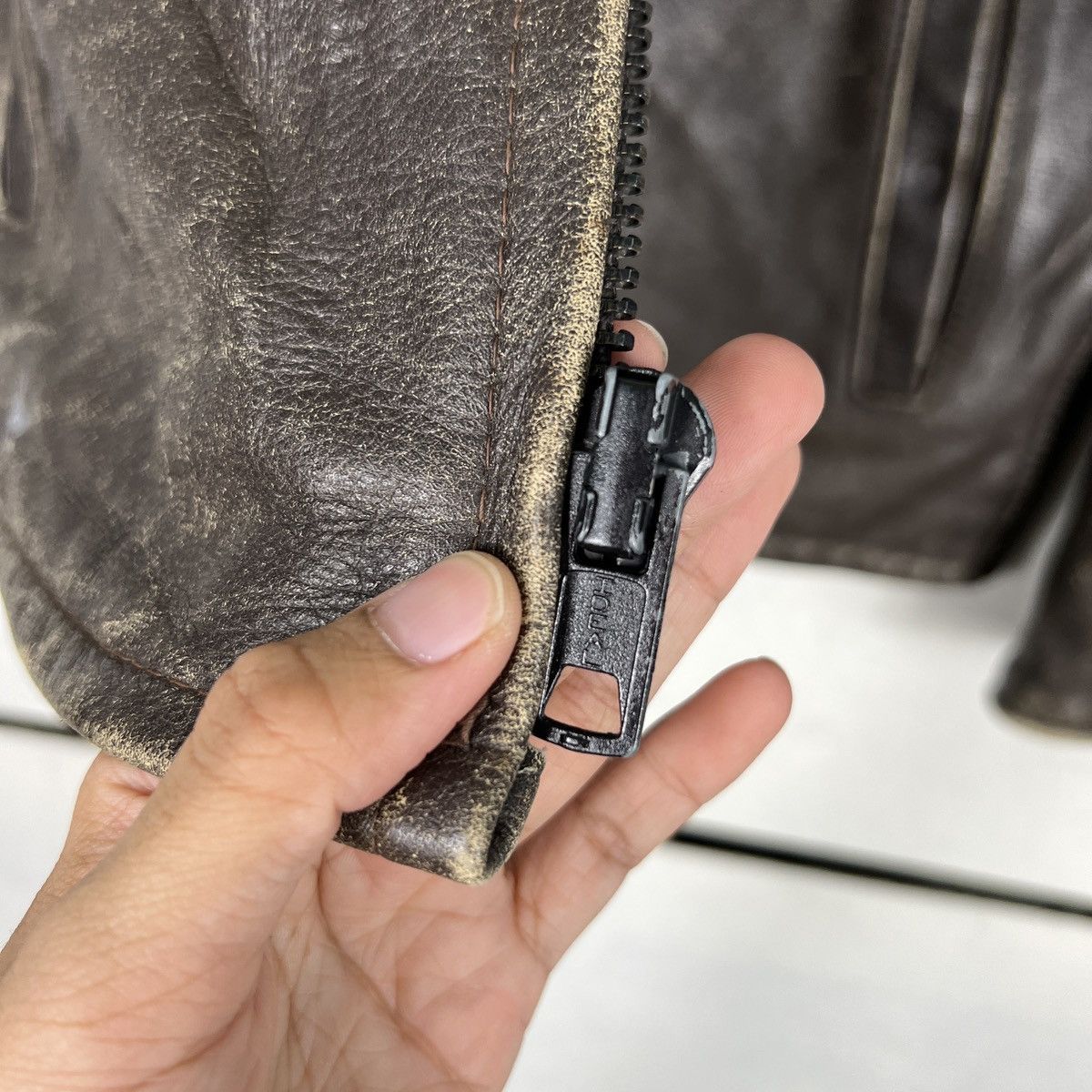 Schott 🔥 VINTAGE SCHOTT NYC LEATHER RACER JACKET MADE IN USA Size US S / EU 44-46 / 1 - 15 Thumbnail