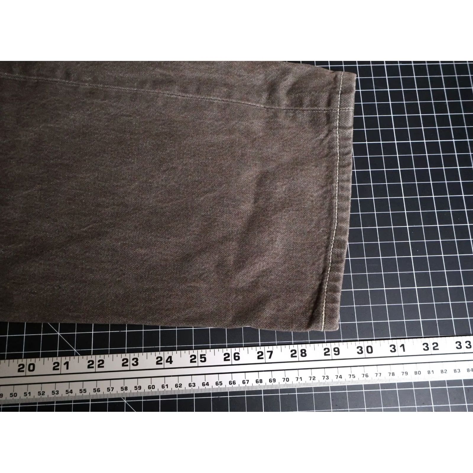Levi's Levi's 501 Jeans Men's 32 x 29 Brown Button Fly Elastic Waist Straight 90s Vintage Gift 44/32 Size US 32 / EU 48 - 7 Thumbnail