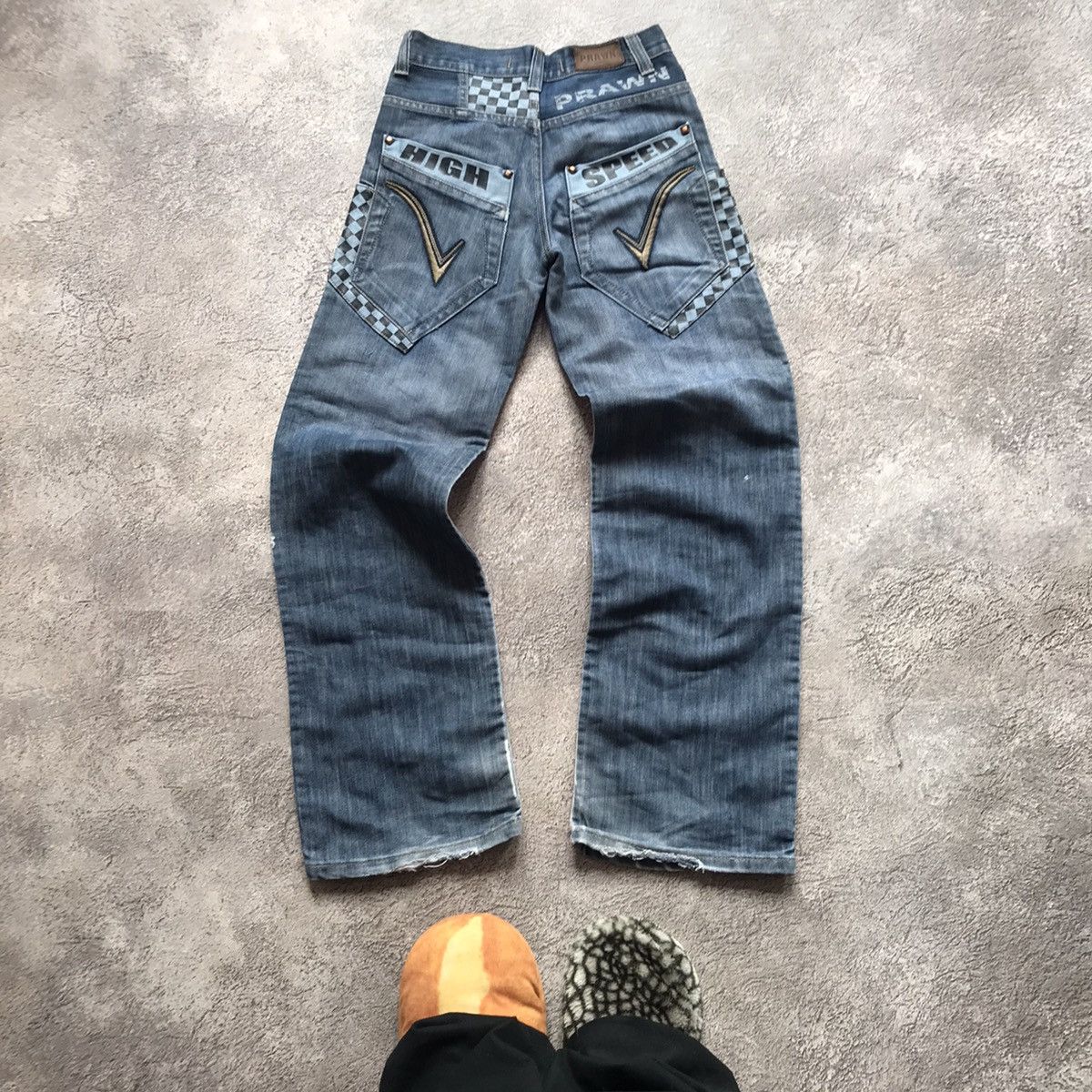 Vintage Vintage 90s Baggy Distressed Jeans Grunge Skate Thrashed 25 Size 25" / US 0 / IT 36 - 5 Thumbnail