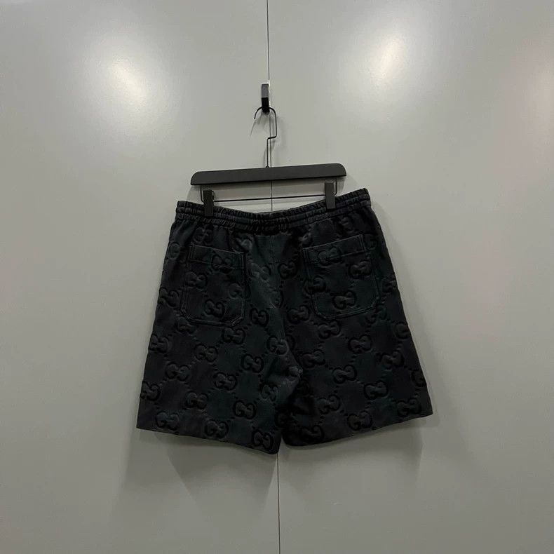 Gucci Gucci "Gucci Love March" Series Black GG Embossed Shorts Size US 36 / EU 52 - 2 Thumbnail