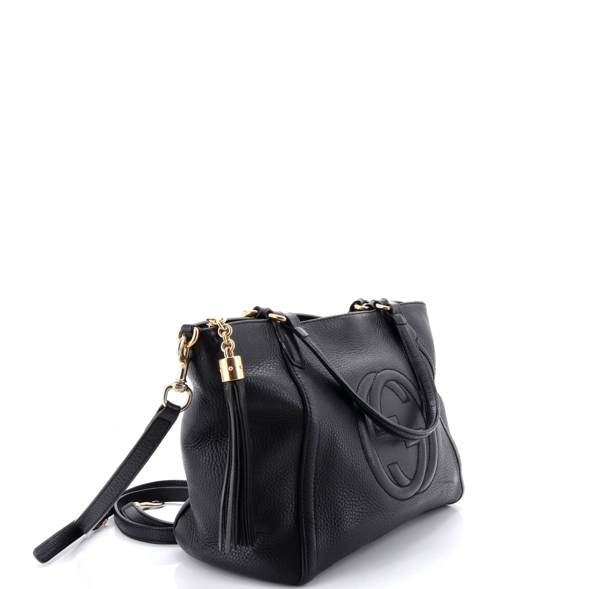 Soho Convertible Top Handle Bag Leather Small