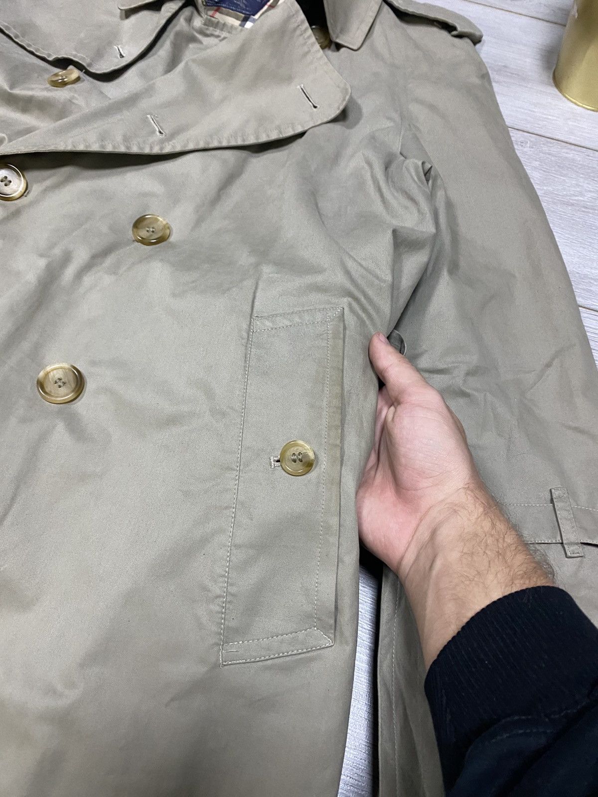 Burberry Burberry vintage trench double breasted beige nova check Size US M / EU 48-50 / 2 - 10 Thumbnail