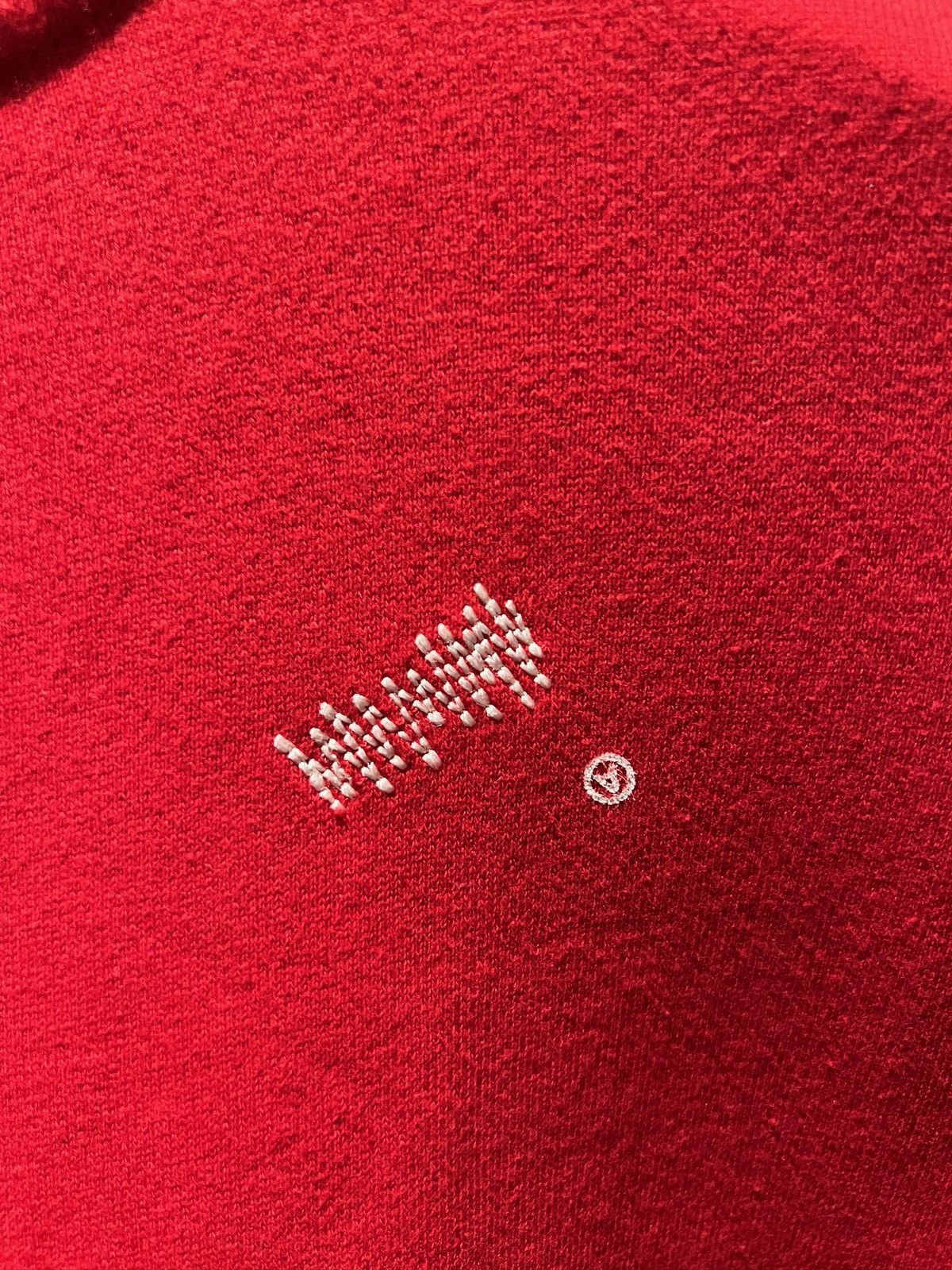 Ader Error Ader Error Graphic Print Crewneck Red Sweatshirt Size 3 Size US L / EU 52-54 / 3 - 4 Thumbnail
