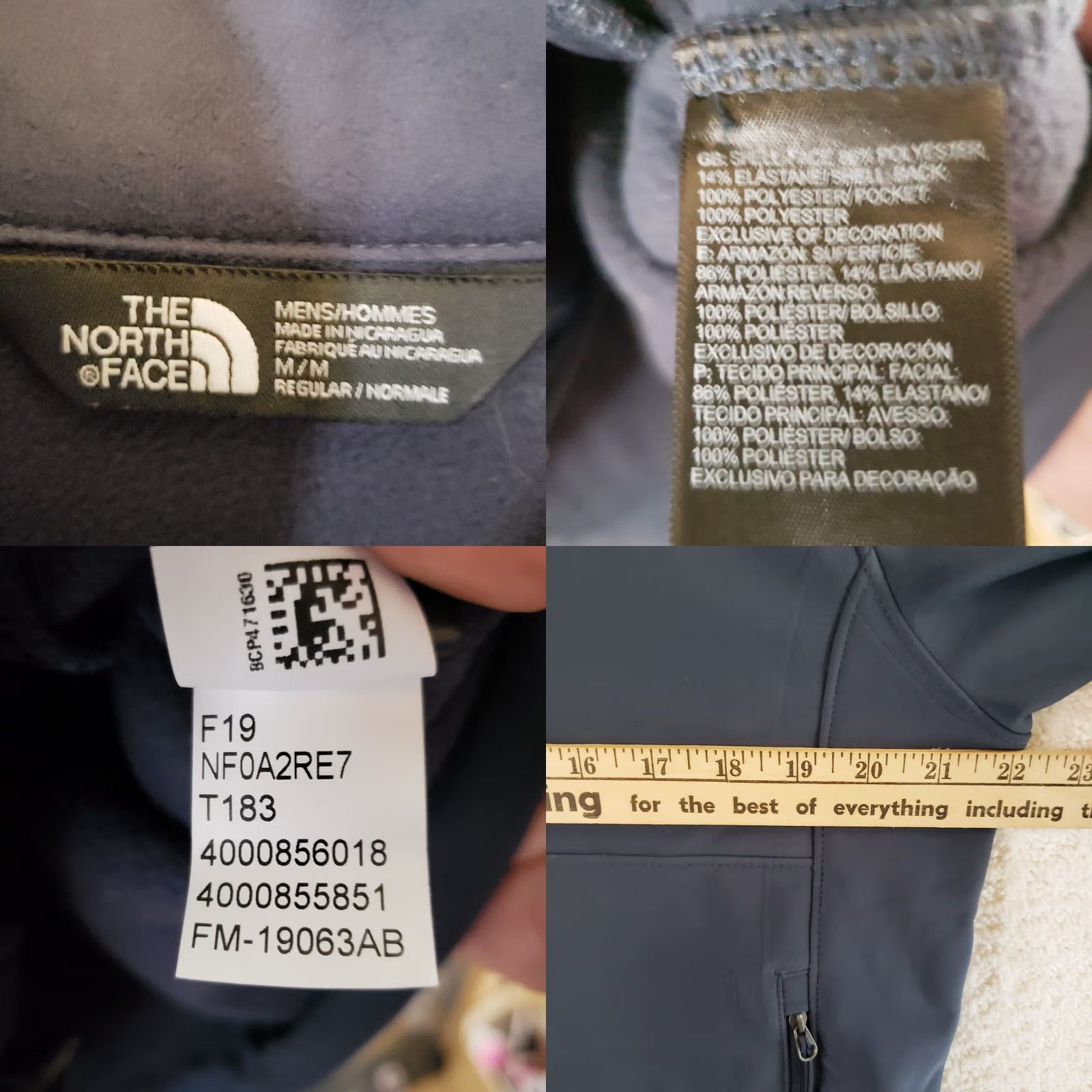 The North Face The North Face Jacket Mens M Blue Full Zip Soft Shell Jacket Outdoors Windows? Size US M / EU 48-50 / 2 - 10 Thumbnail