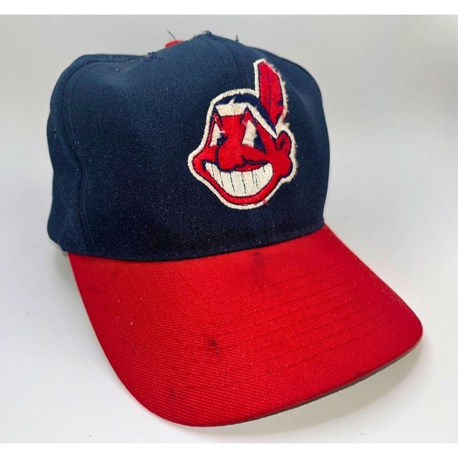 American Needle Cleveland Indians Wahoo Snapback MLB Hat American Needle Size ONE SIZE - 9 Thumbnail