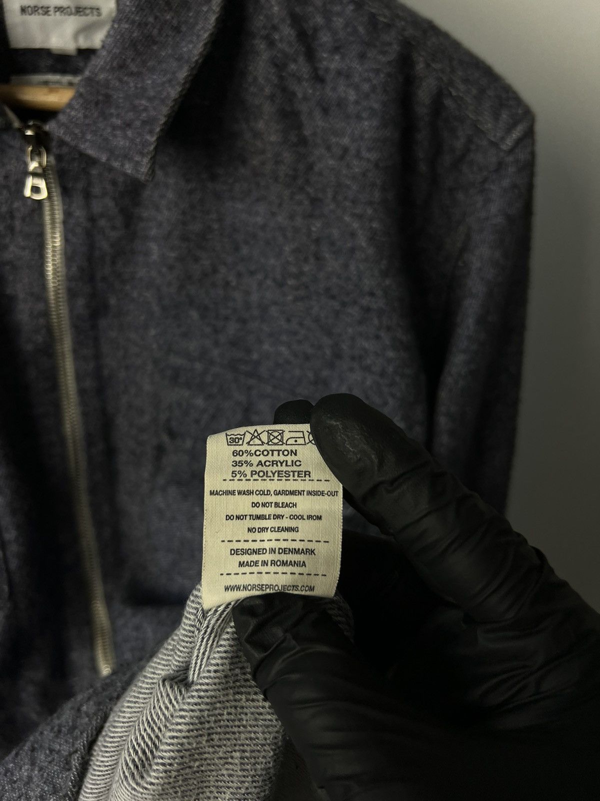 Norse Projects Vintage Overshirt NORSE PROJECTS Kyle Wool Pocket Jacket Size US L / EU 52-54 / 3 - 18 Thumbnail