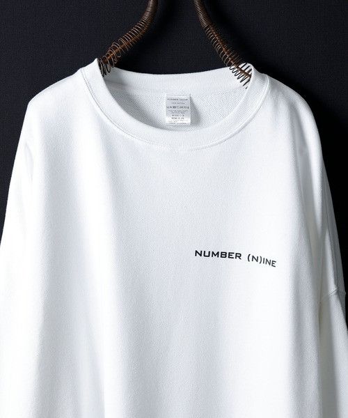 Number (N)ine number nine BLANK GENERATION OVER SWEATSHIRT | Grailed