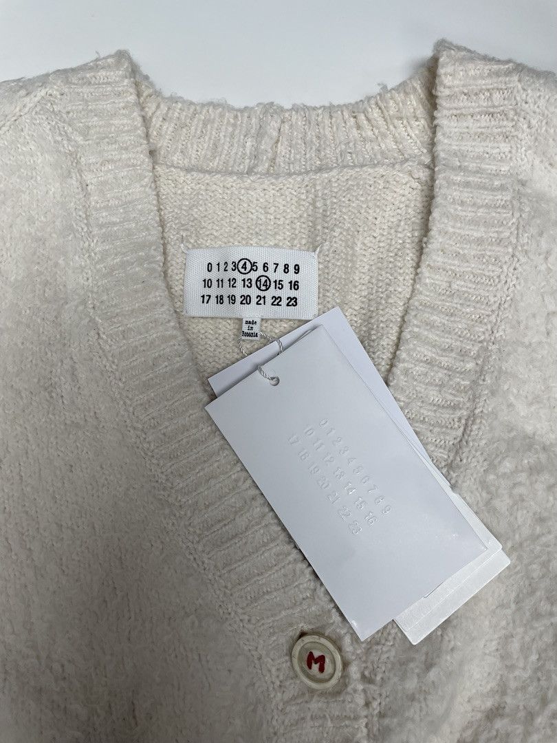 Maison Margiela MAISON MARGIELA Womens Oversized Piled Cardigan Size M / US 6-8 / IT 42-44 - 3 Thumbnail