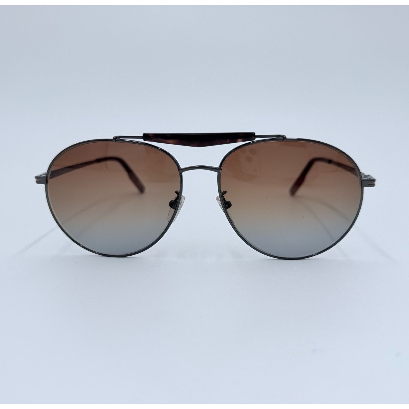 Ermenegildo Zegna NEW Ermenegildo Zegna EZ0154-F 12F Aviator Gunmetal Zeiss Size ONE SIZE - 3 Thumbnail