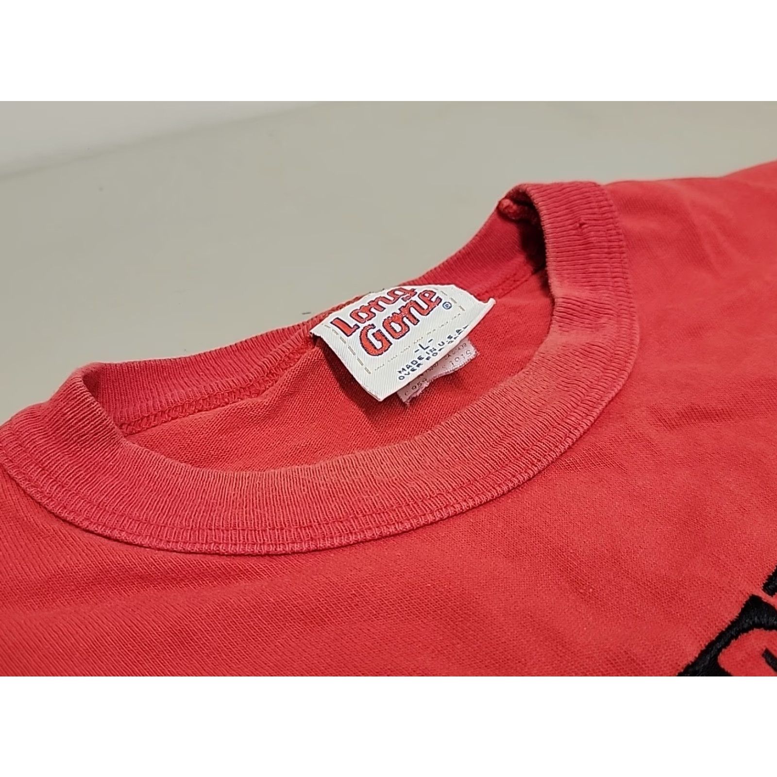 Vintage Vintage Long Gone San Francisco 49ers 1989 Graphic Tee Mens L Red Football 49ers Graphic Tee Mens L Size US L / EU 52-54 / 3 - 7 Thumbnail