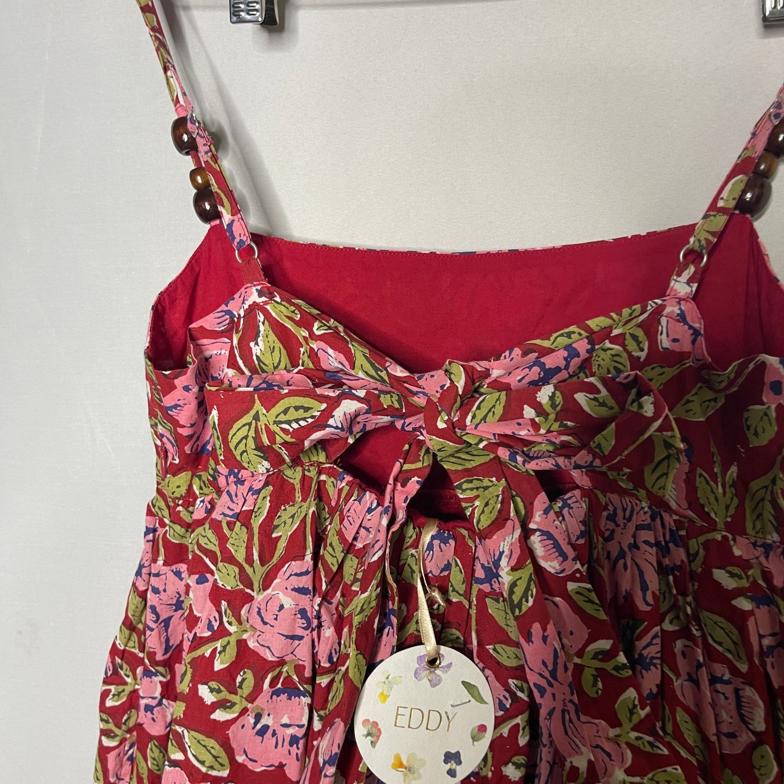 Other New Eddy GAVIN FRINGE MINI DRESS in RED/BLUSH FLORAL PRINT S Size S / US 4 / IT 40 - 11 Thumbnail