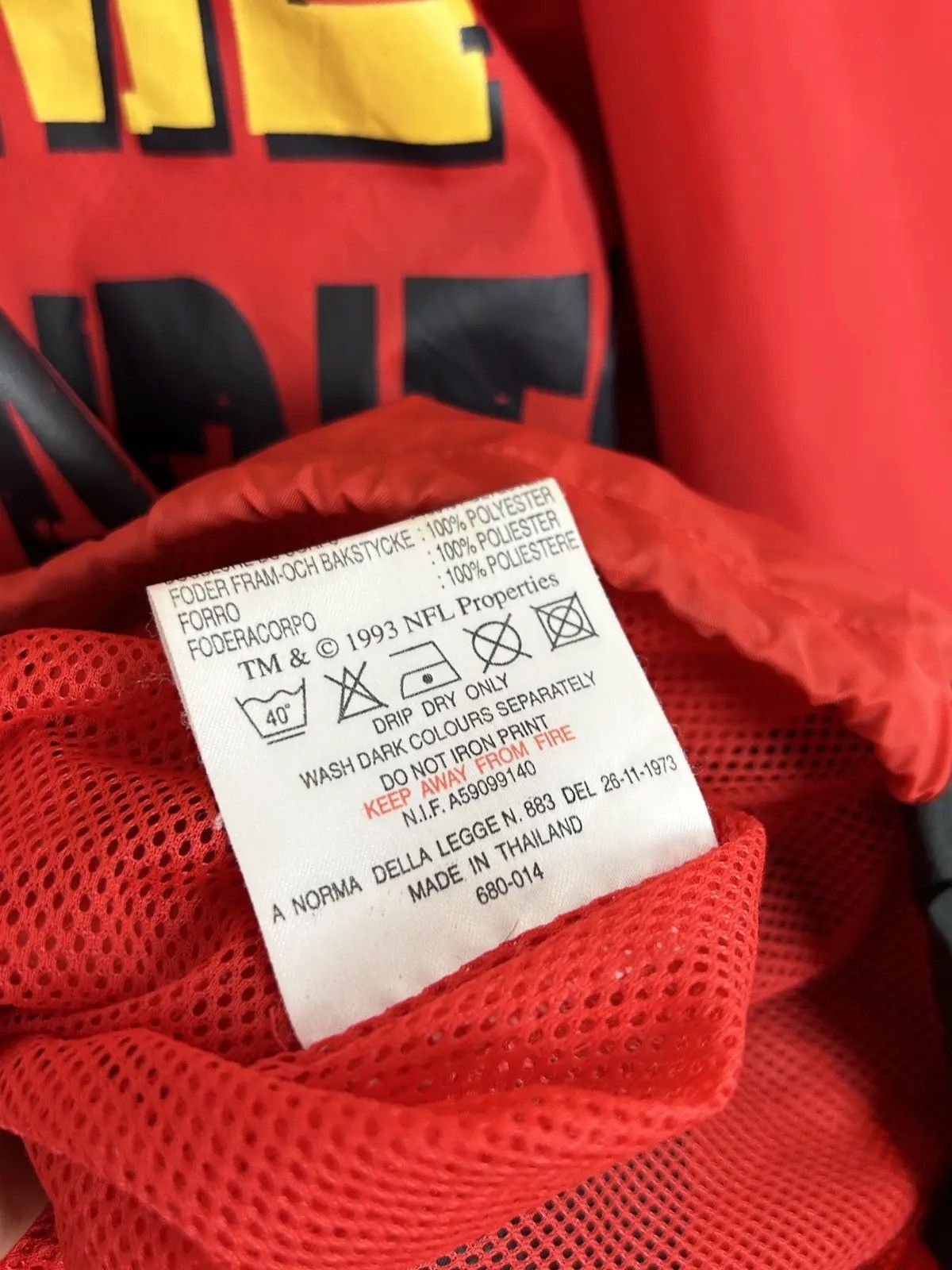 NFL 90s Vintage San Francisco Forty Niners 49ers Campri Jacket Size US S / EU 44-46 / 1 - 11 Thumbnail