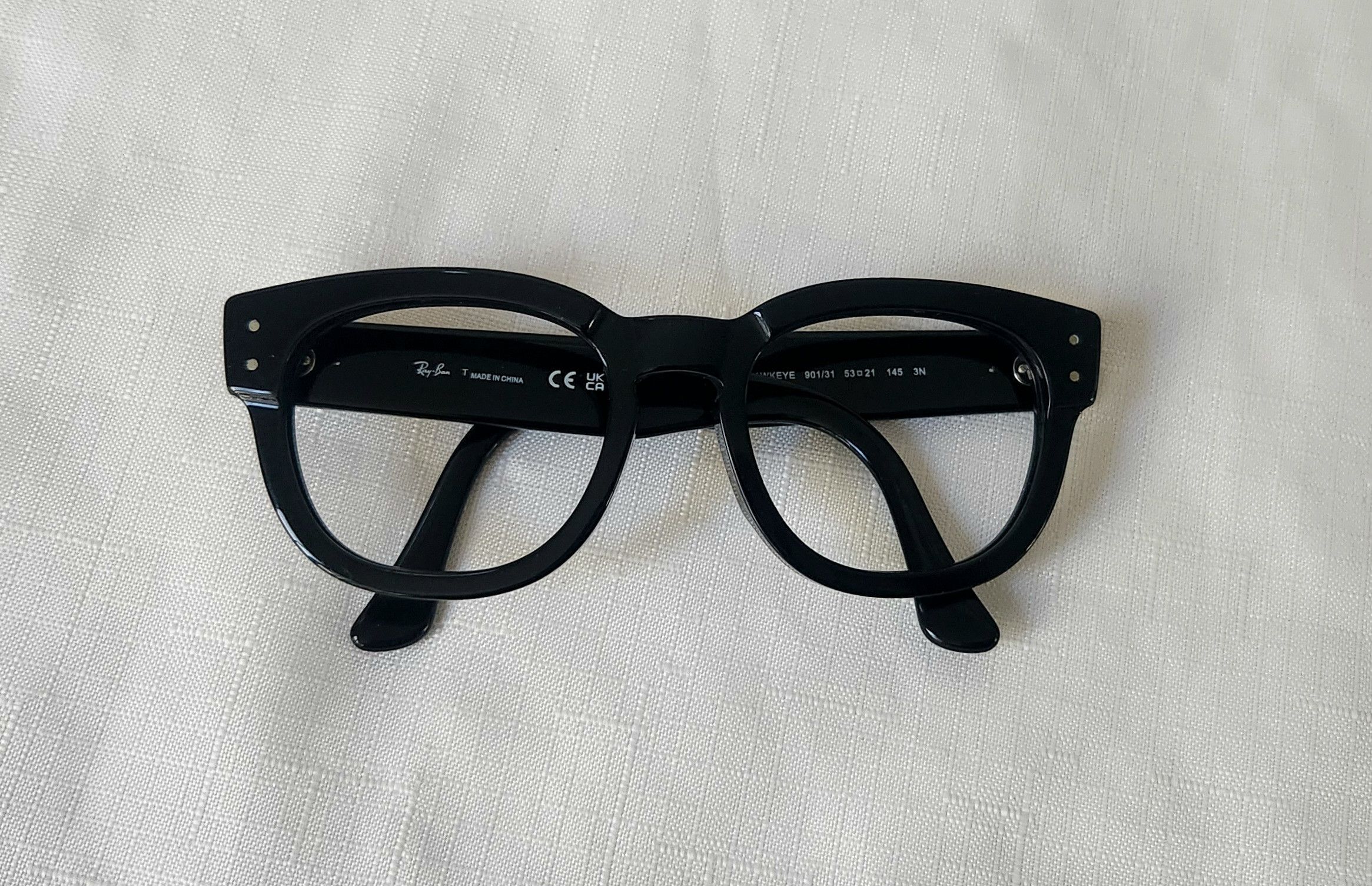 RayBan Ray-Ban Mega Hawkeye Eyeglasses RB 0298SF 901/31 Frames only Size ONE SIZE - 6 Thumbnail