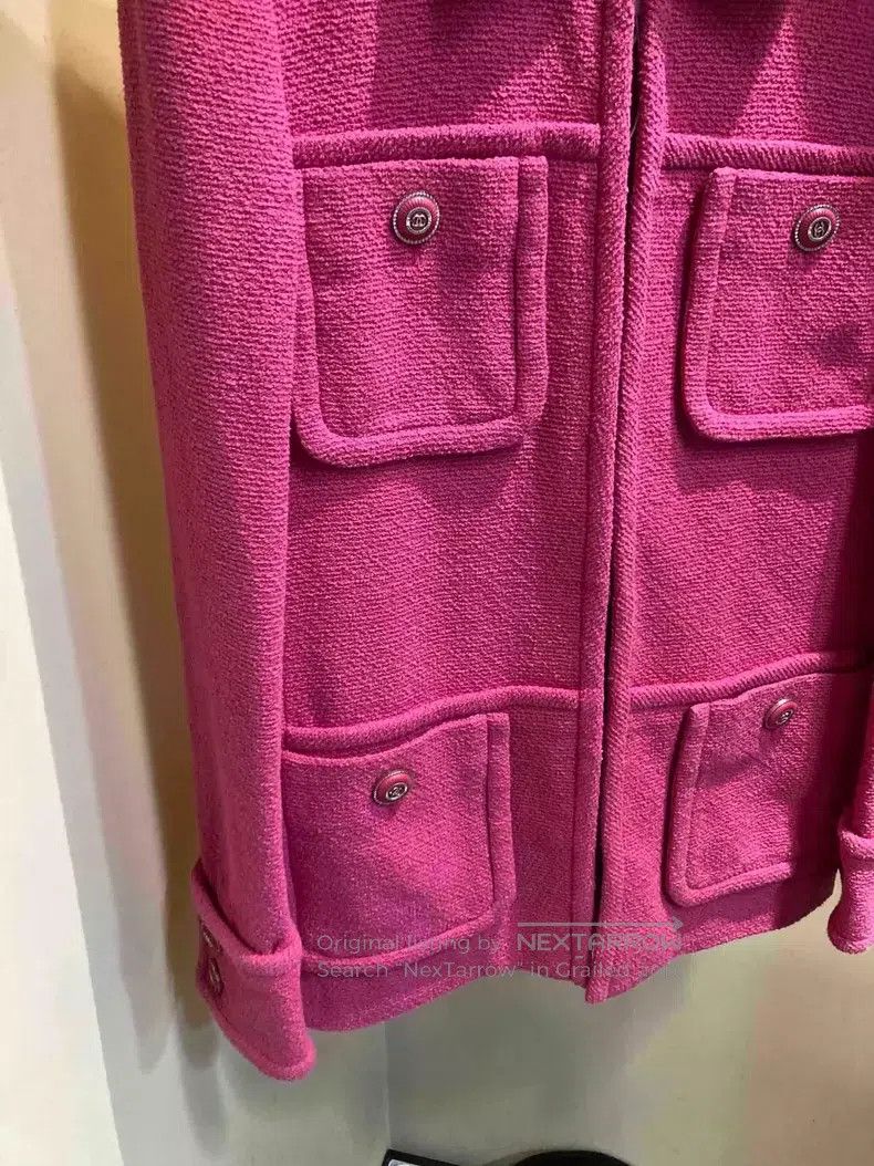 Chanel Chanel 20c station lipstick powder tweed four-pocket jacke Size XS / US 0-2 / IT 36-38 - 4 Thumbnail