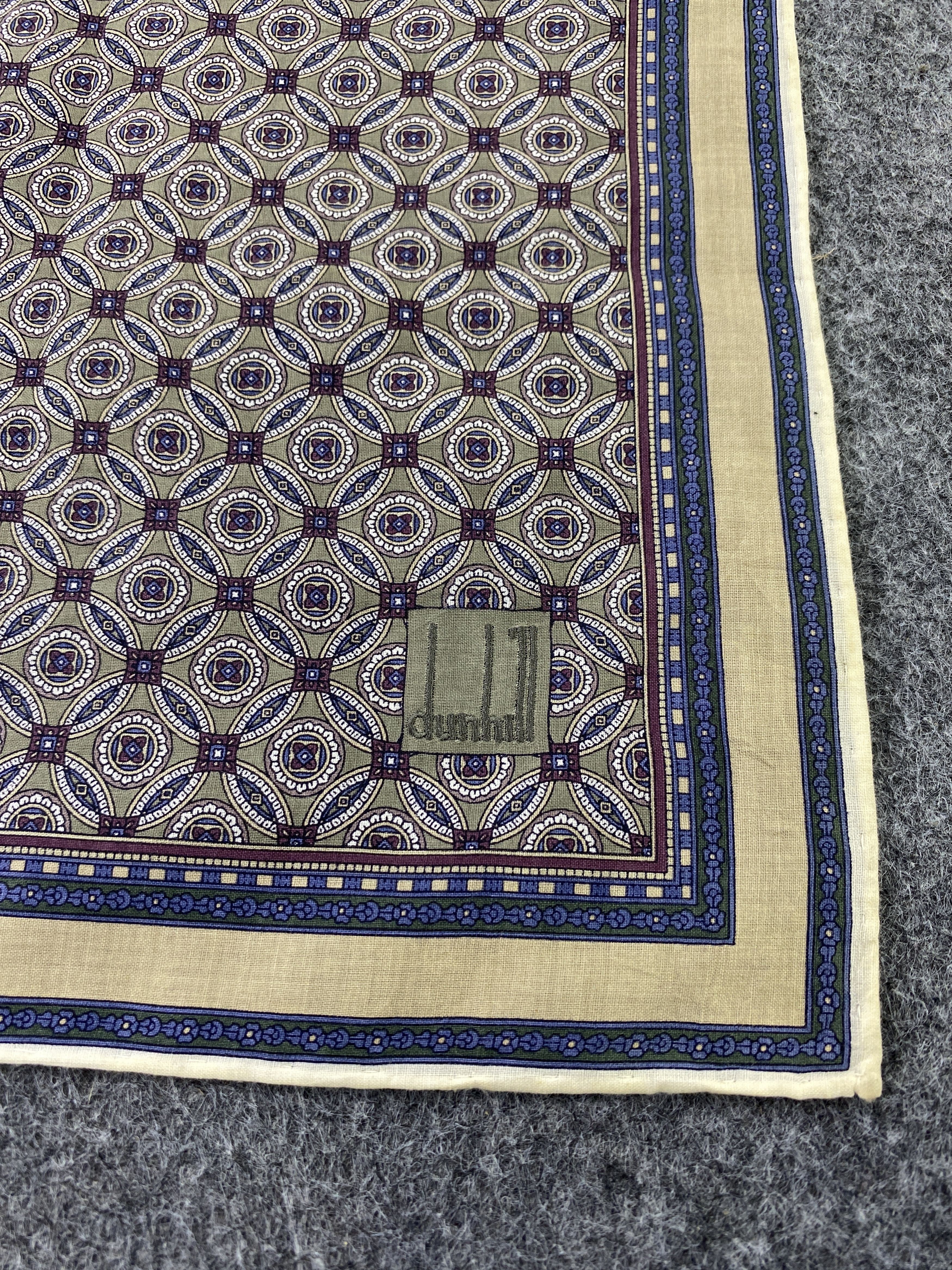 Alfred Dunhill × Vintage Alfred Dunhill Handkerchief / Bandana / Neckerchief-B176 Size ONE SIZE - 5 Thumbnail