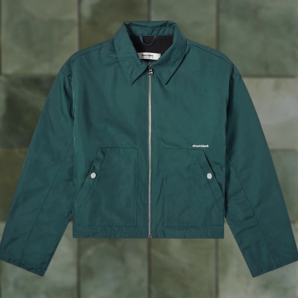 About:Blank About :blank Design Men's Box Logo Cropped Jacket Epsom Green Size US XS / EU 42 / 0 - 1 Thumbnail
