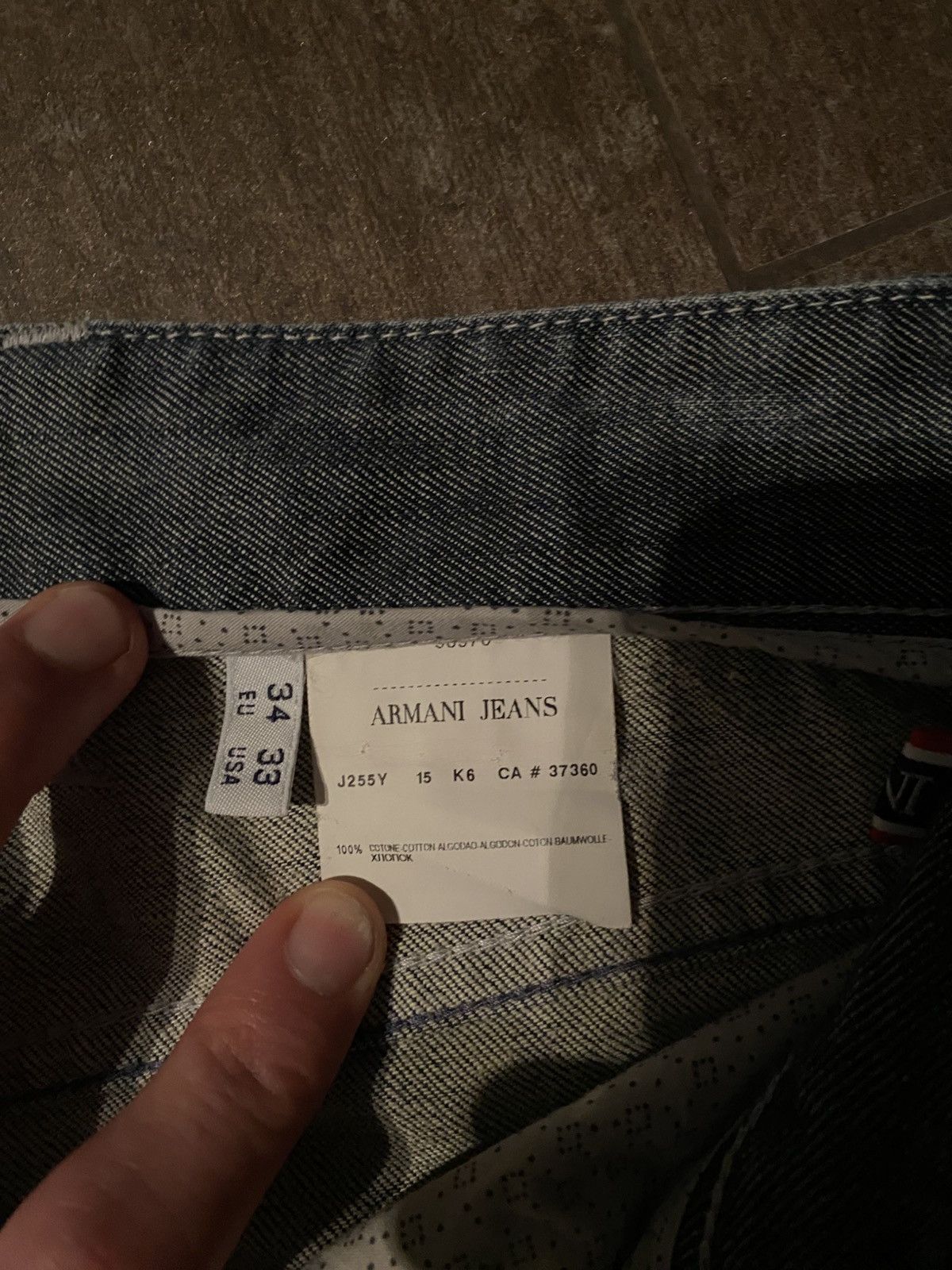 Armani Vintage Armani Jeans | Blau/Grau | Größe 34 | Wie neu Size US 34 / EU 50 - 9 Thumbnail