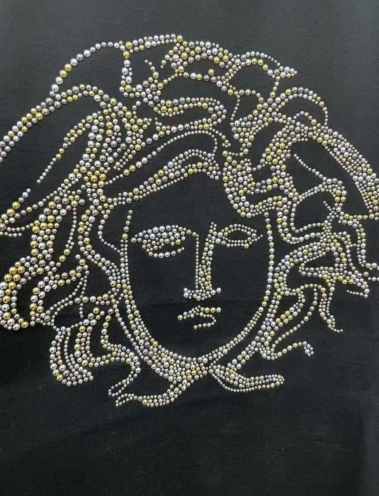 Versace VERSACE Mainline Heavy Rhinestone Short Sleeve T-shirt J30 Size US M / EU 48-50 / 2 - 3 Thumbnail