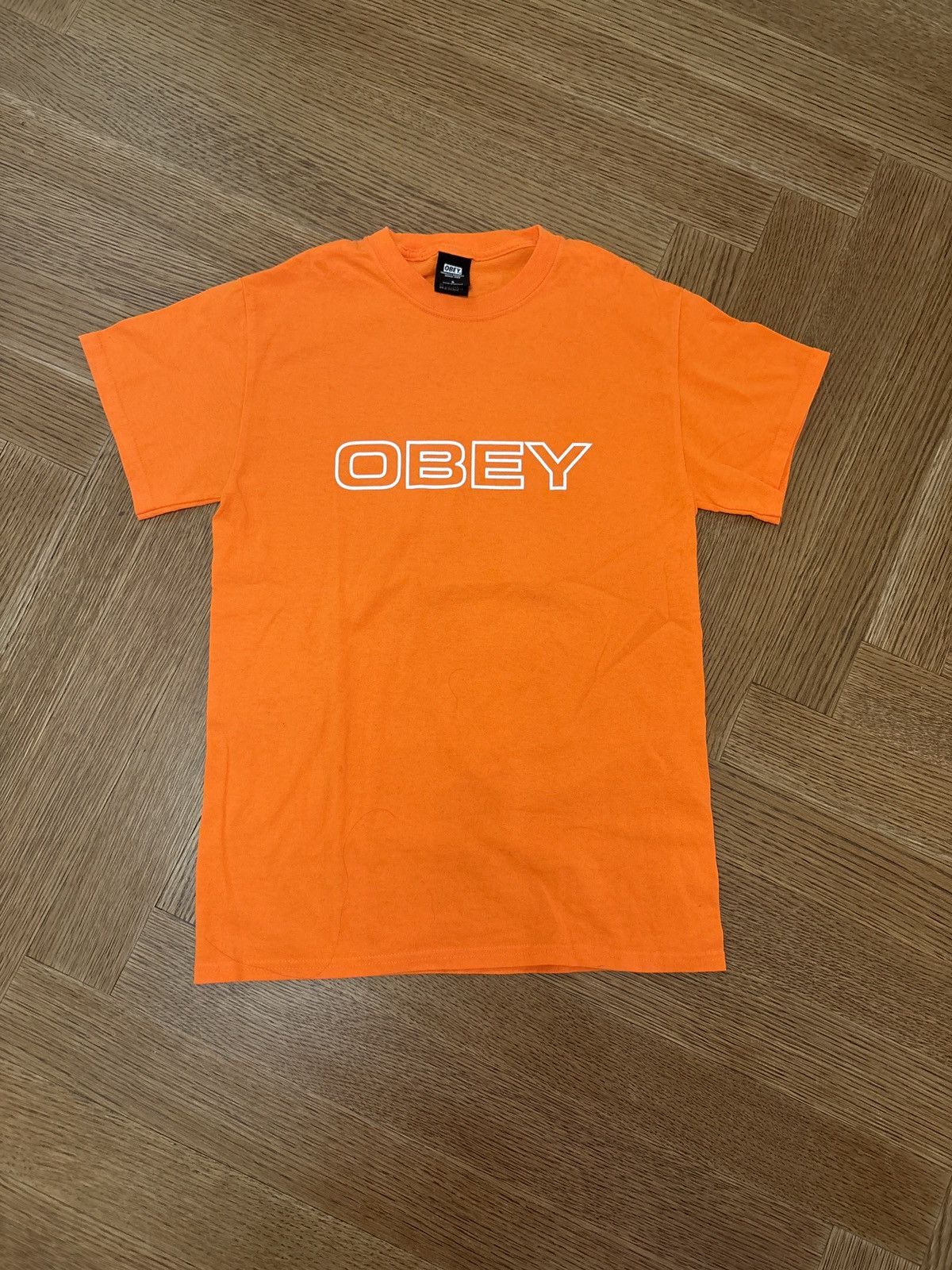 Obey Orange OBEY T-Shirt Size US S / EU 44-46 / 1 - 1 Thumbnail