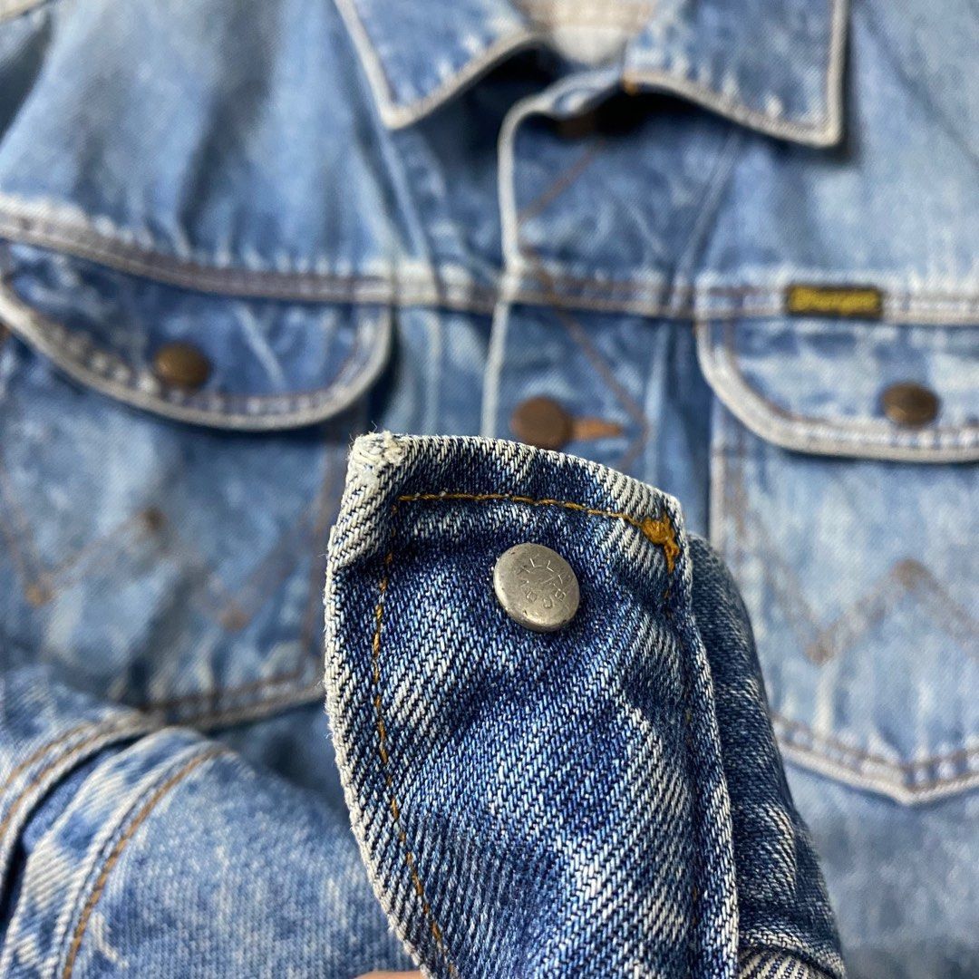 Vintage × Wrangler Vintage 90’s Wrangler American Cowboys Denim Jacket Size US L / EU 52-54 / 3 - 3 Thumbnail