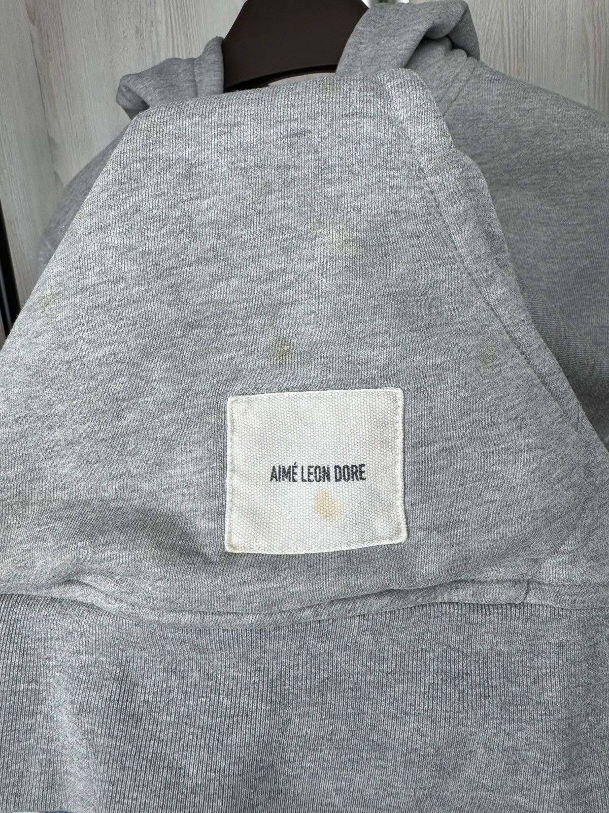 Aime Leon Dore Aime Leon Dore vintage grey distressed faded grey hoodie Size US L / EU 52-54 / 3 - 13 Thumbnail
