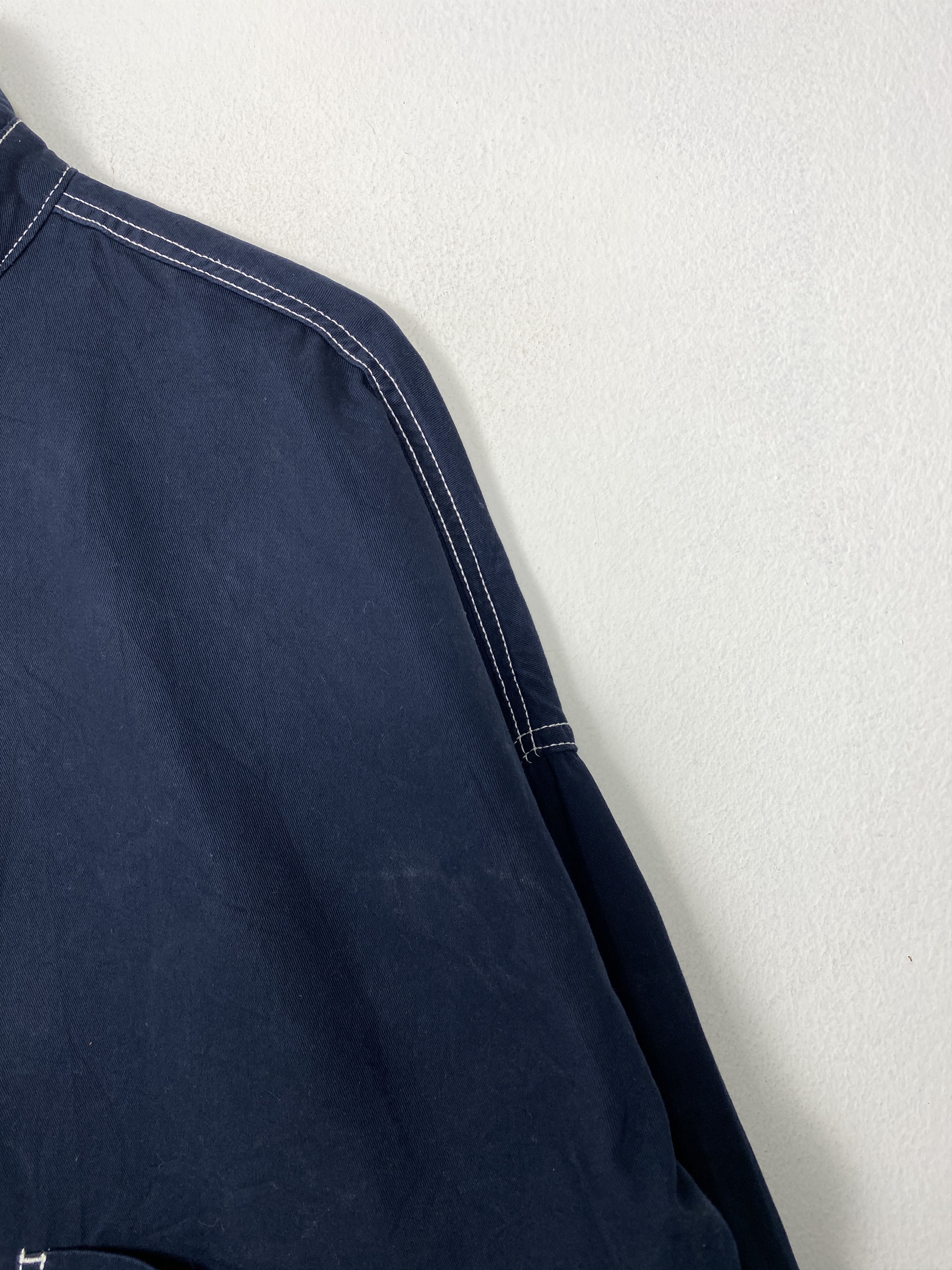 Japanese Brand Vintage Japanese Brand Button Up Long Cotton Jacket Size US M / EU 48-50 / 2 - 6 Thumbnail