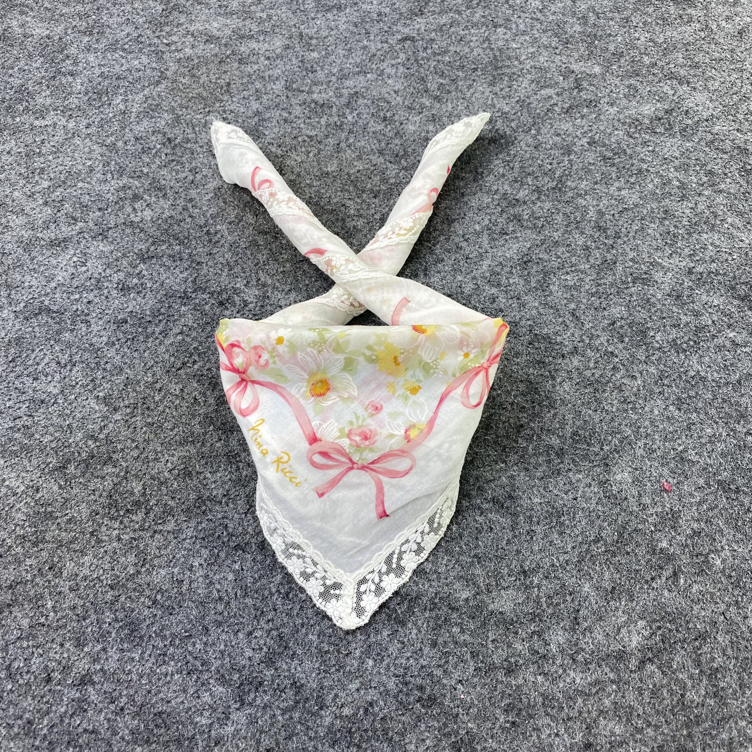 Nina Ricci Nina Ricci Handkerchief / Bandana / Neckerchief-B2304 Size ONE SIZE - 2 Thumbnail