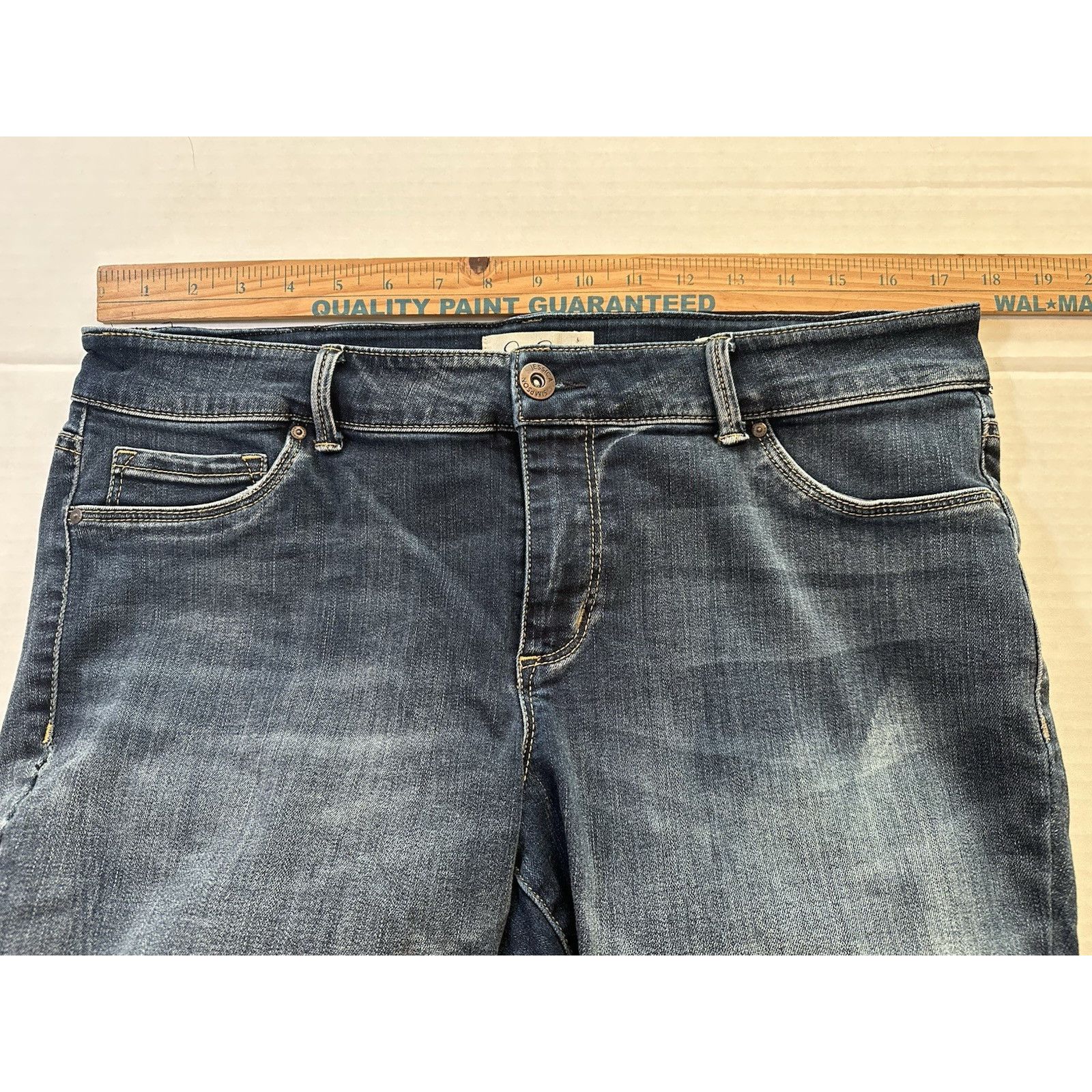 Jessica Simpson Jessica Simpson Kiss Me Super Skinny Jeans Blue 16W Preppy Size 38" / US 16 / IT 52 - 8 Thumbnail