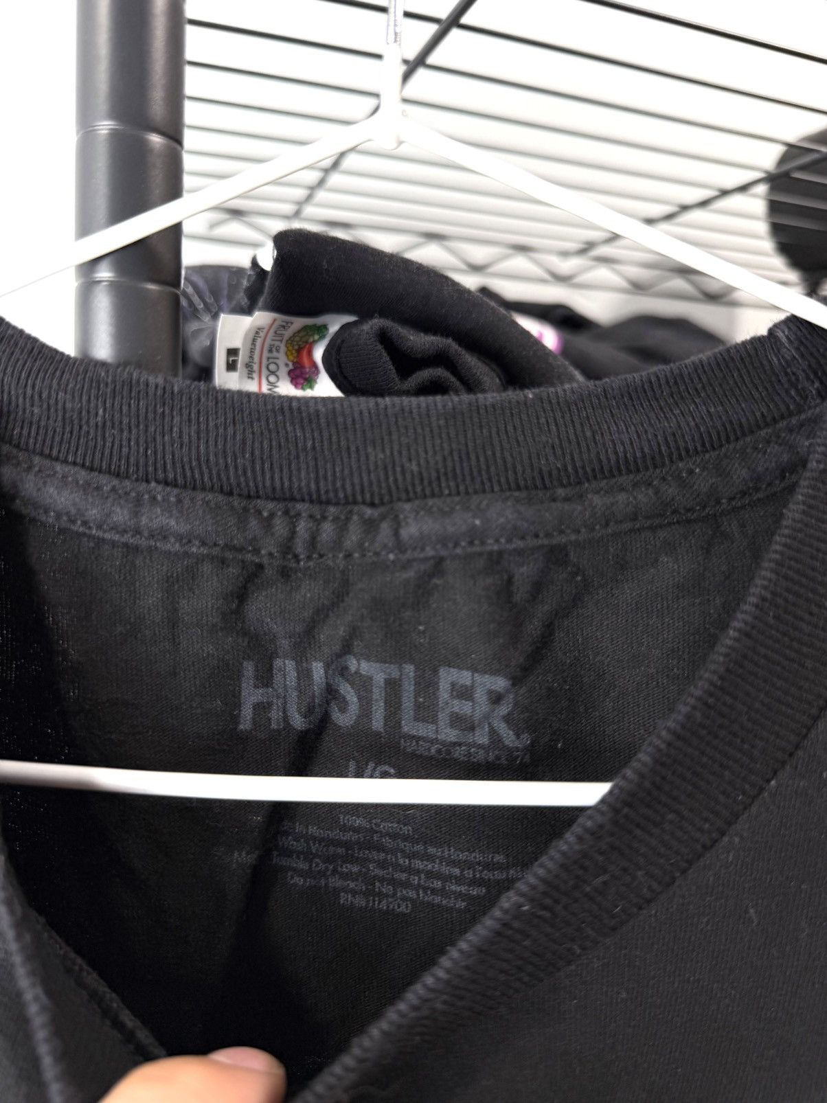 Rap Tees Vintage Hustler Naked Sexy Girl Rap Hip Hop TShirt Porn Star Size US L / EU 52-54 / 3 - 5 Thumbnail