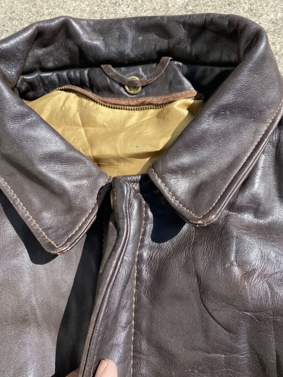 Schott 90s Schott Leather Jacket Size US M / EU 48-50 / 2 - 12 Thumbnail