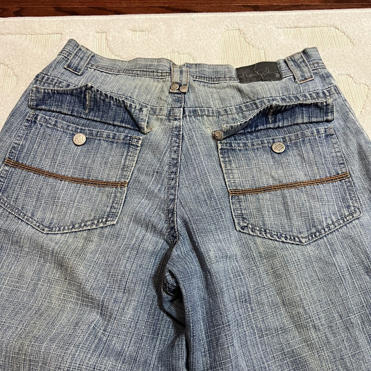 Makaveli MAKAVELI HIP-HOP SUPER BAGGY JEANS PANTS Y2K 90S RAP Size US 36 / EU 52 - 7 Thumbnail