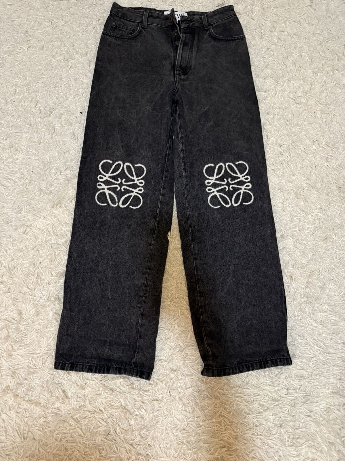 Loewe Loewe Anagram Black Jeans Size US 44 / EU 60 - 1 Thumbnail