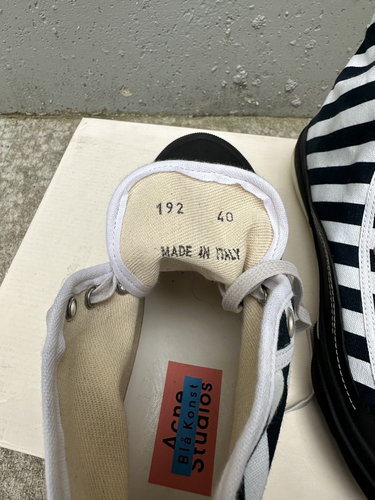 Acne Studios Bla Konst Canvas Sneaker Size US 7 / EU 40 - 8 Thumbnail