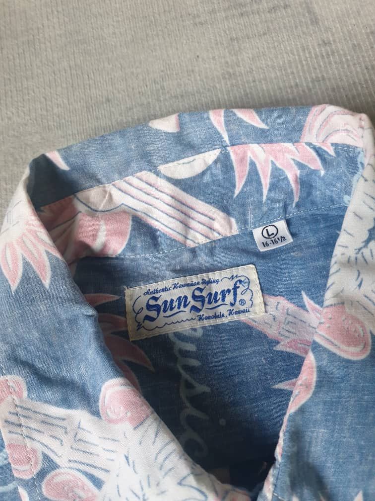 Sugar Cane Sun Surf Japanese brand toyo enterprise Hawaiian shirt Size US M / EU 48-50 / 2 - 2 Thumbnail