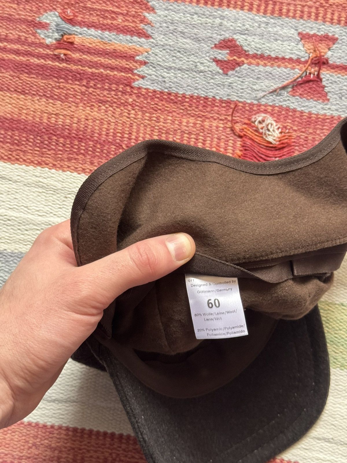 Vintage Vintage 00’s Gore-Tex System Germany Design Wool Brown Hat Size ONE SIZE - 7 Thumbnail