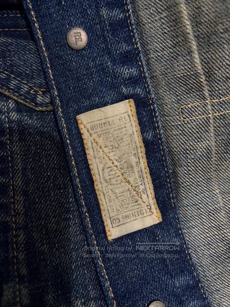 RRL Ralph Lauren RRL Ralph Lauren Washed and distressed denim jacket Size US M / EU 48-50 / 2 - 5 Thumbnail