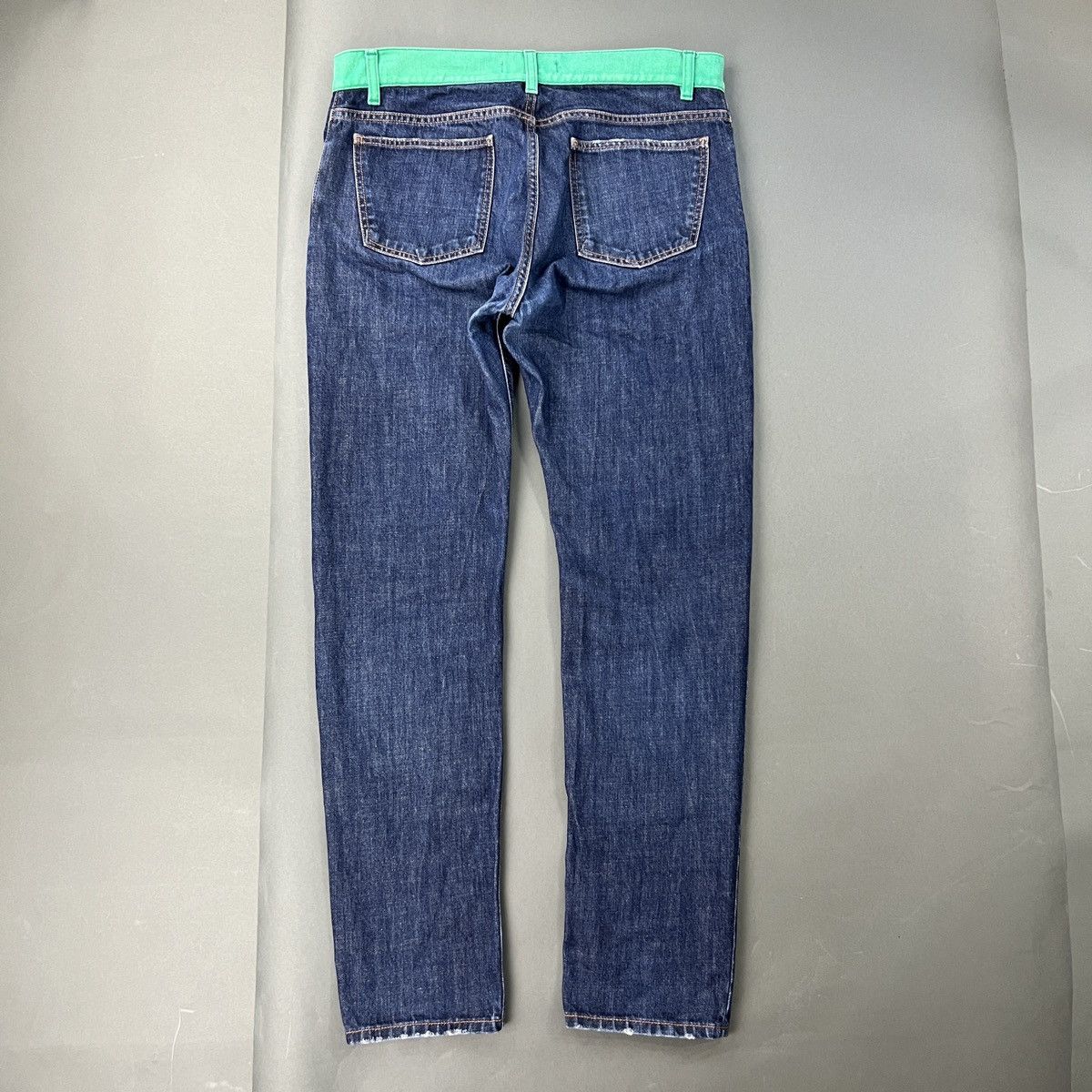 MSGM MSGM Color Block Jeans Made in Italy Size US 32 / EU 48 - 2 Thumbnail