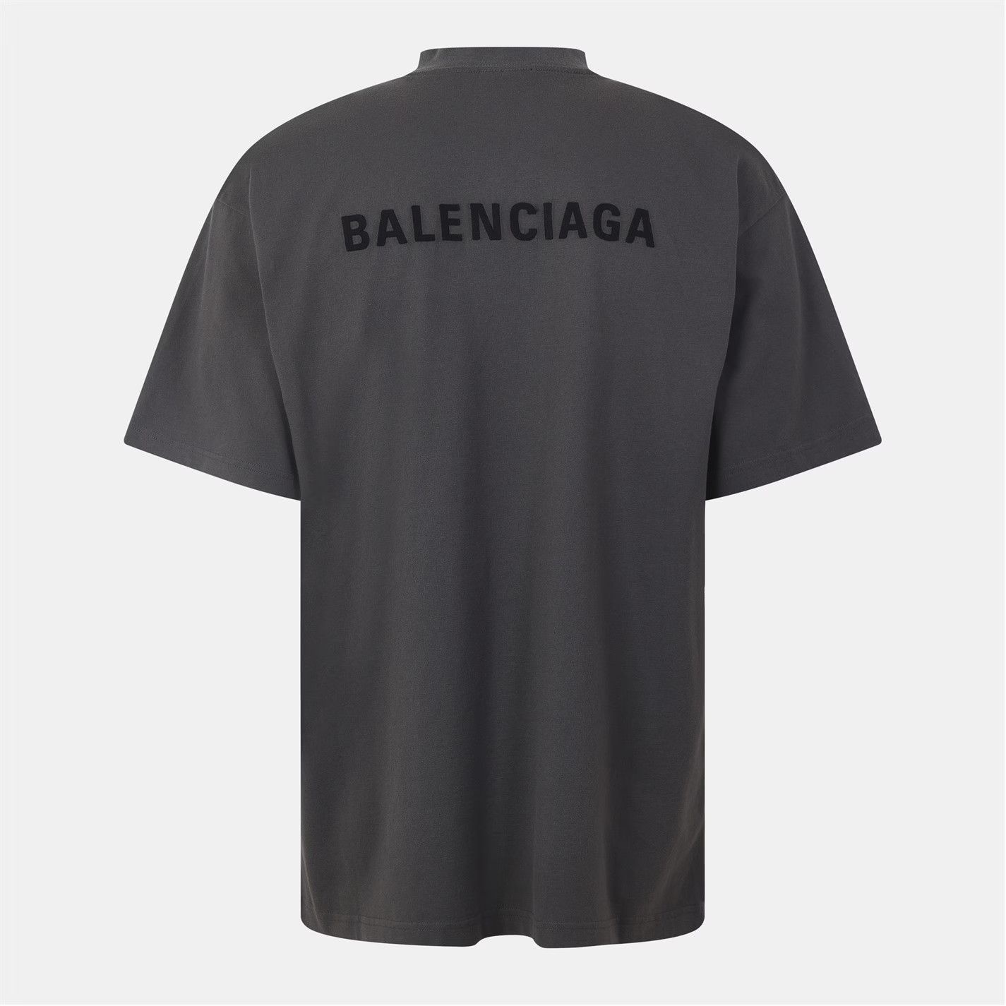 Balenciaga o1g2r1mq0226 Embroidered Logo T-Shirt in Grey Size US S / EU 44-46 / 1 - 2 Thumbnail