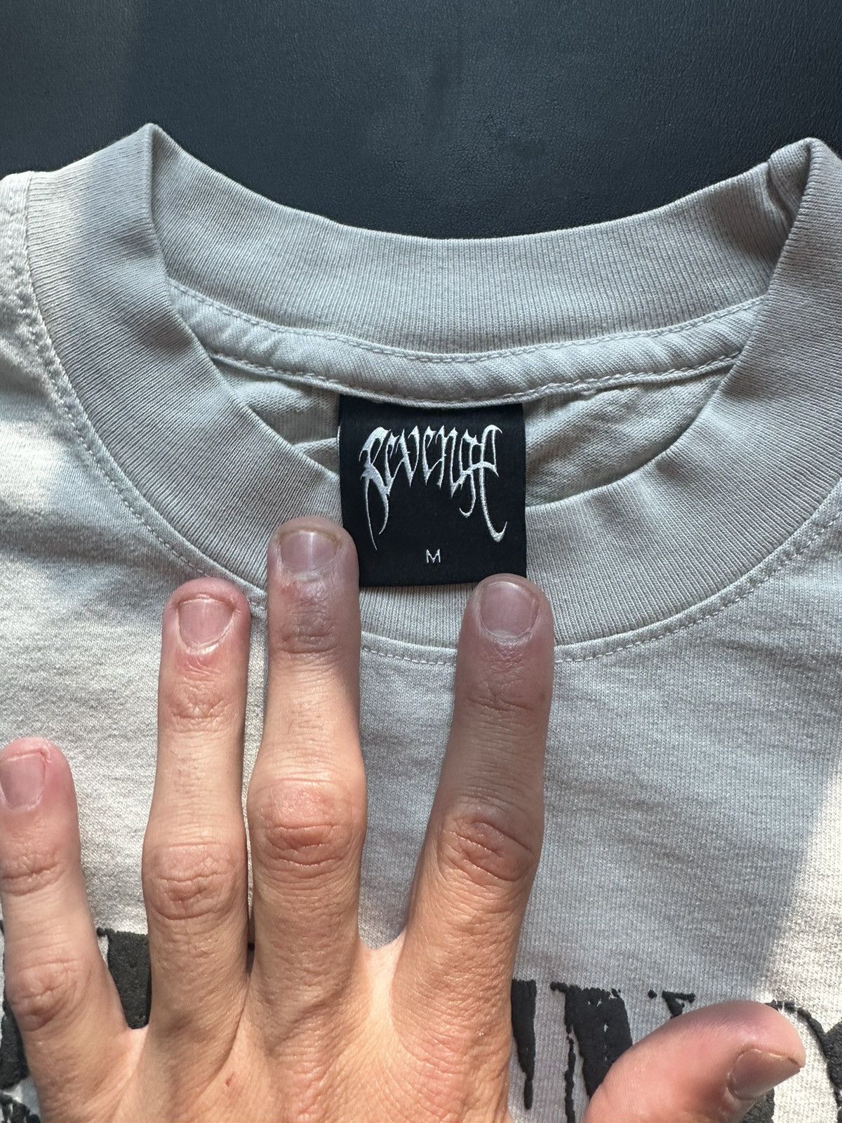 Revenge Silver Cement Tee Size US M / EU 48-50 / 2 - 3 Thumbnail