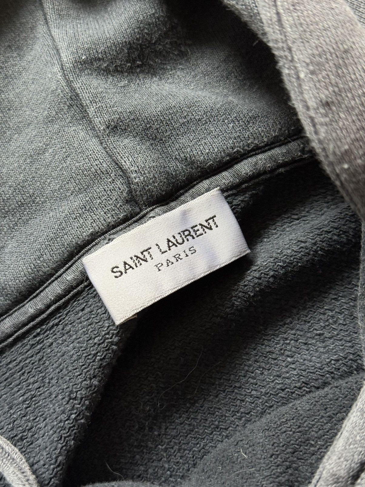 Saint Laurent Paris THRASHED Hedi era MALIBU hoodie Size US S / EU 44-46 / 1 - 10 Thumbnail