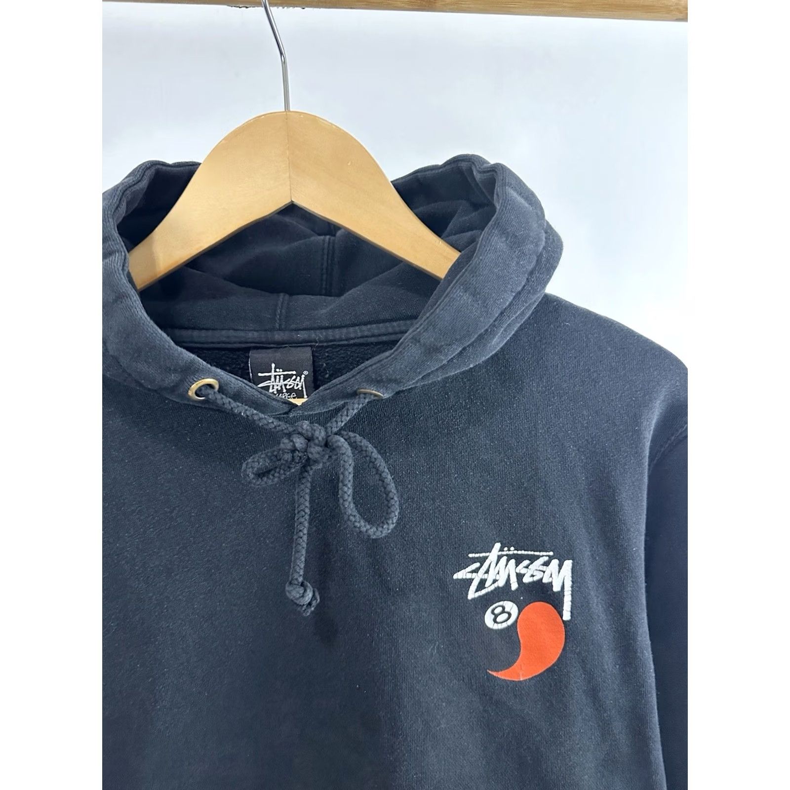 Doublet VTG Stussy 8 Ball Yin Yang Double Sided Black Hoodie Sweatshirt Size L Mens Hoodie Black 8 Ball Yin Yang Stussy Skates Streetwear Size US L / EU 52-54 / 3 - 7 Thumbnail